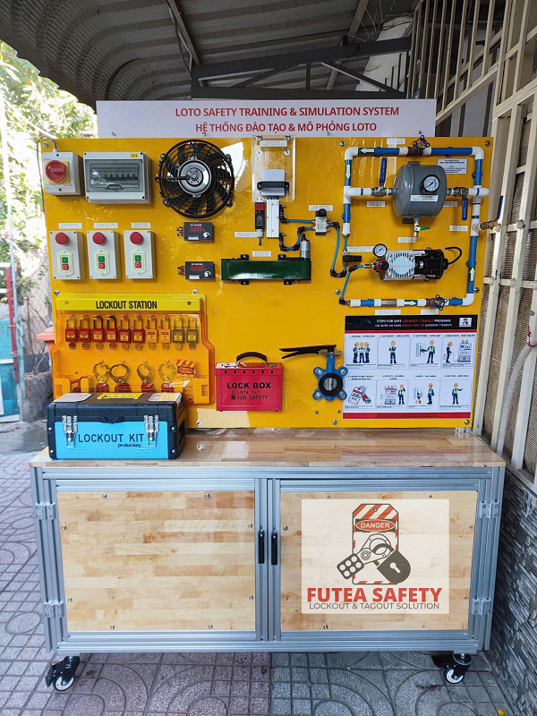 Bảng Training Lockout Tagout (LOTO) | Thiết kế theo yêu cầu - Futea
